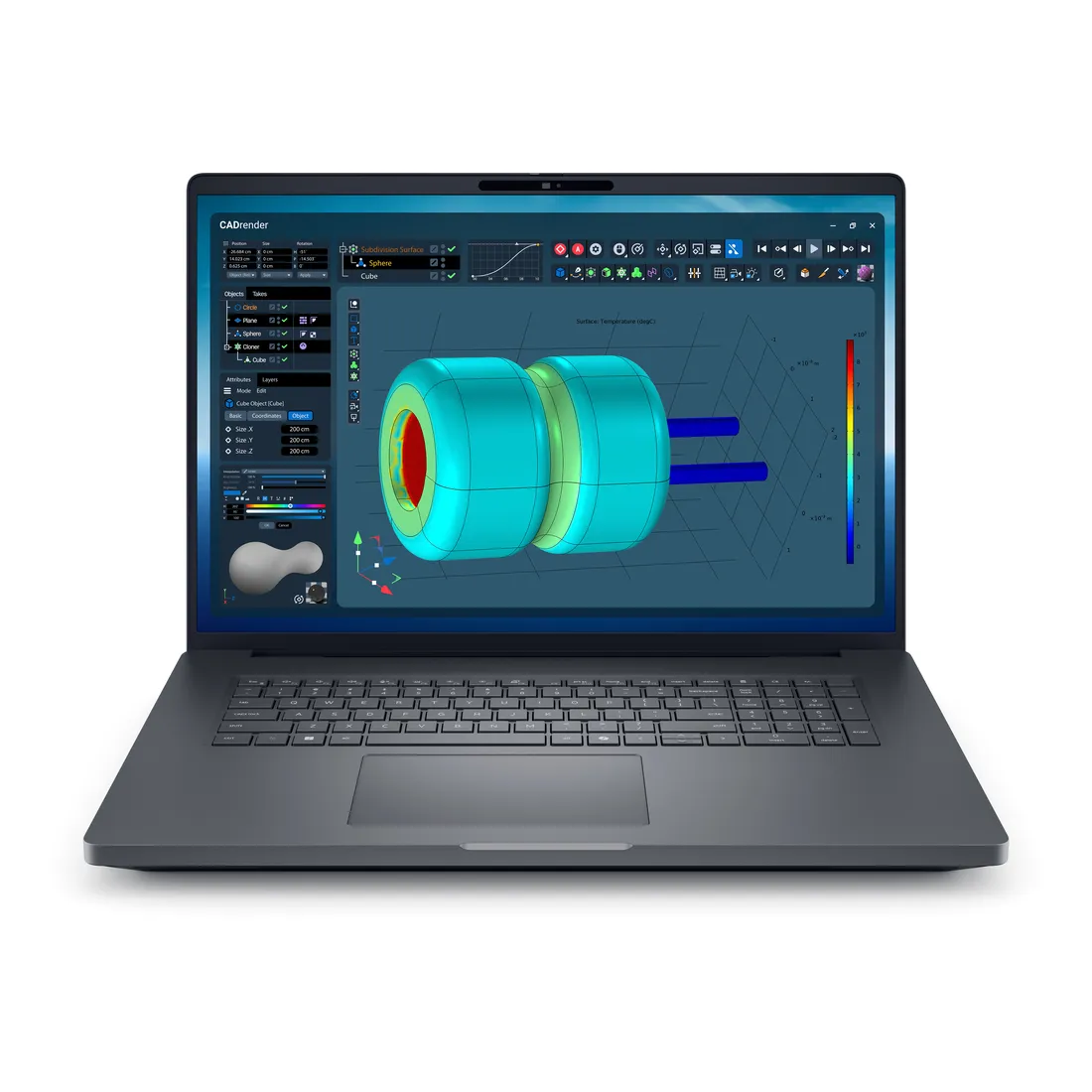 147f3753acaef1f1f1213b39beb8c48cb6731d53.webp DELL Pro Max 18 Plus MB18250 Intel Core Ultra 9 285HX Workstation mobile 45,7 cm (18") Quad HD+ 32 GB DDR5-SDRAM 1 TB SSD NVIDIA RTX PRO 3000 Blackwell Wi-Fi 7 (802.11be) Windows 11 Pro Nero Italiano - immagine 1