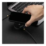 StarTech.com Caricatore Wireless Magnetico Qi2.2 Certificato 25W, Compatibile MagSafe per iPhone 17/16 Pro/Pro Max, Cavo USB-C integrato da 2 m, Nero - immagine 5