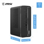 MSI Pro MAX EDGE AI+ 11M-005EU Copilot+ PC AMD Ryzen AI Max+ 395 128 GB LPDDR5x-SDRAM 2 TB SSD Windows 11 Pro Mini PC PC Nero - immagine 2