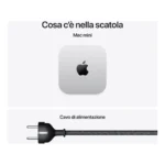 Apple Mac mini : Chip M6 con cpu 12 core e gpu 12 core, 512GB SSD - Argento - immagine 6