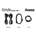 iiyama ProLite T2752MSC-B1 Monitor PC 68,6 cm (27") 1920 x 1080 Pixel Full HD LED Touch screen Nero - immagine 22