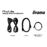 iiyama ProLite XB2497HSNH-B1 Monitor PC 60,5 cm (23.8") 1920 x 1080 Pixel Full HD LED Nero - immagine 26