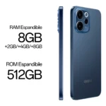 OPPO Reno15 FS 5G AI Smartphone, Tripla fotocamera 50+8+2MP, Selfie 50MP, Display 6.57" 120HZ AMOLED FHD+, 6500mAh, RAM 8GB(Esp2GB/4GB/8GB)+ROM 512GB [Versione Italia], Twilight Black - immagine 4