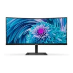 Philips E Line 346E2CUAE/00 Monitor PC 86,4 cm (34") 3440 x 1440 Pixel Wide Quad HD+ LCD Nero