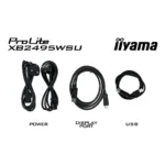 iiyama ProLite XB2495WSU-B1 Monitor PC 61,2 cm (24.1") 1920 x 1200 Pixel WUXGA LCD Nero - immagine 14