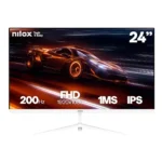 Nilox MONITOR 24 IPS 200HZ 1MS HDMI Y DP Monitor PC 60,5 cm (23.8") 1920 x 1080 Pixel Full HD LCD Bianco