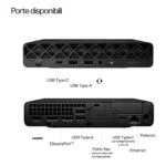 HP EliteDesk 8 Mini G1i AI Wolf Pro Security Edition Intel Core Ultra 7 265T 16 GB DDR5-SDRAM 512 GB SSD Windows 11 Pro Mini PC AI PC Nero - immagine 2