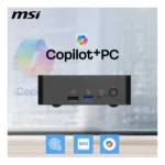 MSI Cubi NUC AI+ 3MG-002EU Copilot+ PC Intel Core Ultra 9 386H 32 GB DDR5-SDRAM 1 TB SSD Windows 11 Pro Mini PC Nero - immagine 5