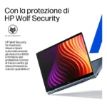 HP E4LG5AT laptop Copilot+ PC Intel Core Ultra 7 356H Ibrido (2 in 1) 35,6 cm (14") Touch screen WUXGA 32 GB LPDDR5x-SDRAM 1 TB SSD Wi-Fi 7 (802.11be) Windows 11 Pro Blu - immagine 6