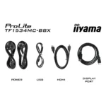 iiyama ProLite TF1534MC-B8X Monitor PC 38,1 cm (15") 1024 x 768 Pixel XGA LED Touch screen Nero - immagine 14