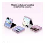 Samsung Galaxy Z Flip8 , 256GB, Pink, Selfie Camera 50MP, Now Brief, Assistente Foto, FlexWindow Personalizzata, Batteria 4300 mAh, RAM 12GB - immagine 6