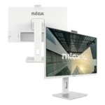Nilox NXM24RWEB02W Monitor PC 61 cm (24") 1920 x 1080 Pixel Full HD LED Bianco - immagine 3