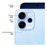 OPPO Reno15 FS 5G AI Smartphone, Tripla fotocamera 50+8+2MP, Selfie 50MP, Display 6.57" 120HZ AMOLED FHD+, 6500mAh, RAM 8GB(Esp2GB/4GB/8GB)+ROM 512GB [Versione Italia], Aurora Blue - immagine 2