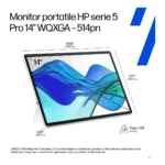 HP Series 5 Pro Monitor portatile Serie 5 Pro 14" WQXGA - 514pn - immagine 6