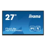 iiyama ProLite T2755MSC-B1 Monitor PC 68,6 cm (27") 1920 x 1080 Pixel Full HD LED Touch screen Da tavolo Nero - immagine 2