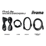 iiyama G-MASTER GCB3280QSU-B2 Monitor PC 80 cm (31.5") 2560 x 1440 Pixel Dual QHD LED Nero - immagine 12