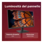 Lenovo L27-4e - Monitor 27" IPS Flat FHD 1920x1080 0 100Hz 4ms - 1xHDMI 1.4 + 1xVGA - Stand Tilt Cavo HDMI incluso - immagine 6