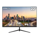 Nilox MONITOR 22 IPS 120 HZ VGA HDMI Monitor PC 54,6 cm (21.5") 1920 x 1080 Pixel Full HD LCD Nero