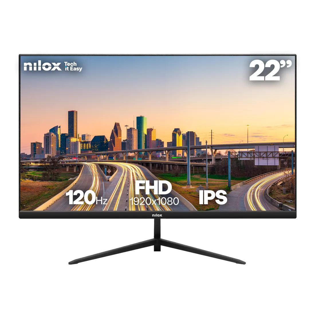 4f5c8fca4412506b91c8252a743fca1a0ffc5a94.webp Nilox MONITOR 22 IPS 120 HZ VGA HDMI Monitor PC 54,6 cm (21.5") 1920 x 1080 Pixel Full HD LCD Nero - immagine 1
