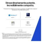 HP E26G6ET PC/stazione di lavoro 265 32 GB DDR5-SDRAM 1 TB SSD Windows 11 Pro Mini PC AI Workstation, AI PC Nero - immagine 6