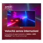 Lenovo L27-4C - Monitor 27" IPS Flat FHD 1920x1080 0 144Hz 1ms - Speakers AMD FreeSync 2xHDMI 1.4 + 1xVGA - Stand Tilt Cavo HDMI incluso - immagine 3