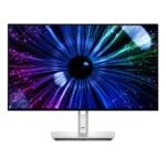 DELL UltraSharp U2424HE Monitor PC 60,5 cm (23.8") 1920 x 1080 Pixel Full HD LCD Nero, Argento - immagine 2