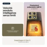 Motorola signature 17,2 cm (6.78") Doppia SIM Android 16.0 5G USB tipo-C 16 GB 512 GB 5200 mAh Oro PANTONE Martini Olive - immagine 4