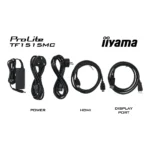 iiyama TF1515MC-B2 Monitor PC 38,1 cm (15") 1024 x 768 Pixel XGA LED Touch screen Nero - immagine 22