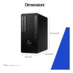 HP E26GLET PC/stazione di lavoro 285 32 GB DDR5-SDRAM 1 TB SSD Windows 11 Pro Tower AI Workstation, AI PC Nero - immagine 3