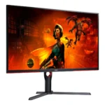 AOC G3 U32G3X/BK Monitor PC 80 cm (31.5") 3840 x 2160 Pixel 4K Ultra HD LED Nero, Rosso - immagine 4