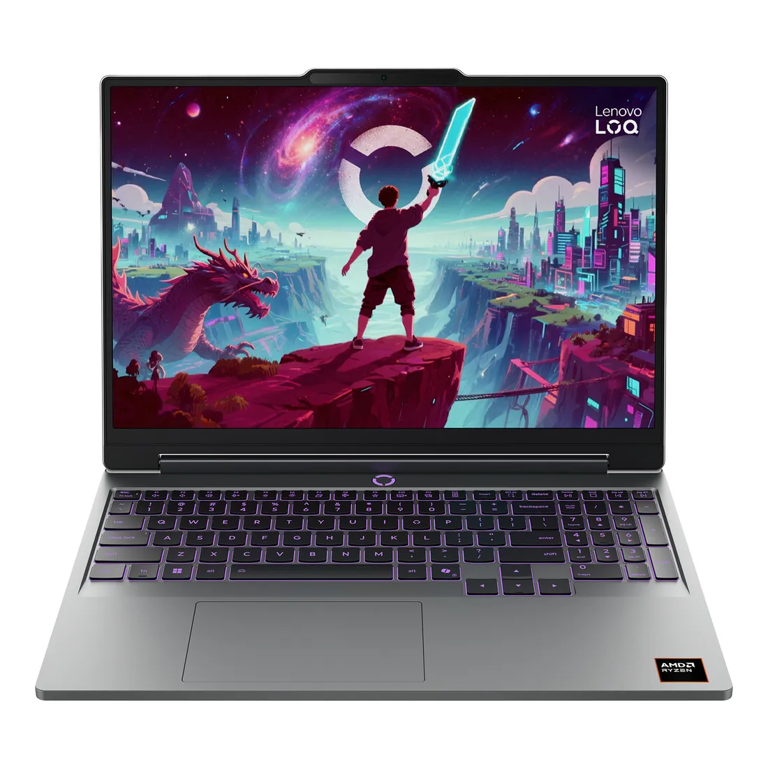 66be3a95aacec17906f9d617c1f843a7d30ffc47.webp Lenovo LOQ 15AHP11 AMD Ryzen 7 250 Computer portatile 38,9 cm (15.3") WUXGA 16 GB DDR5-SDRAM 1 TB SSD NVIDIA GeForce RTX 5060 Wi-Fi 6 (802.11ax) Windows 11 Home Grigio Italiano - immagine 1