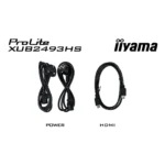 iiyama ProLite XUB2493HS-B6 Monitor PC 60,5 cm (23.8") 1920 x 1080 Pixel Full HD LED Nero - immagine 10