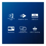 Philips B Line 346B1C/00 Monitor PC 86,4 cm (34") 3440 x 1440 Pixel Quad HD LCD Nero - immagine 6
