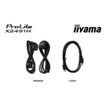 iiyama ProLite X2491H-B1 Monitor PC 60,5 cm (23.8") 1920 x 1080 Pixel Full HD LCD Nero - immagine 17