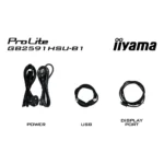 iiyama G-MASTER GB2591HSU-B1 Monitor PC 62,2 cm (24.5") 1920 x 1080 Pixel Full HD LED Nero - immagine 21