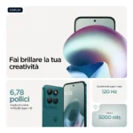 Motorola moto g77 Camera 108MP Dual SIM ibrida Android 16.0 5G USB tipo-C 8 GB 256 GB 5200 mAh Verde - immagine 3
