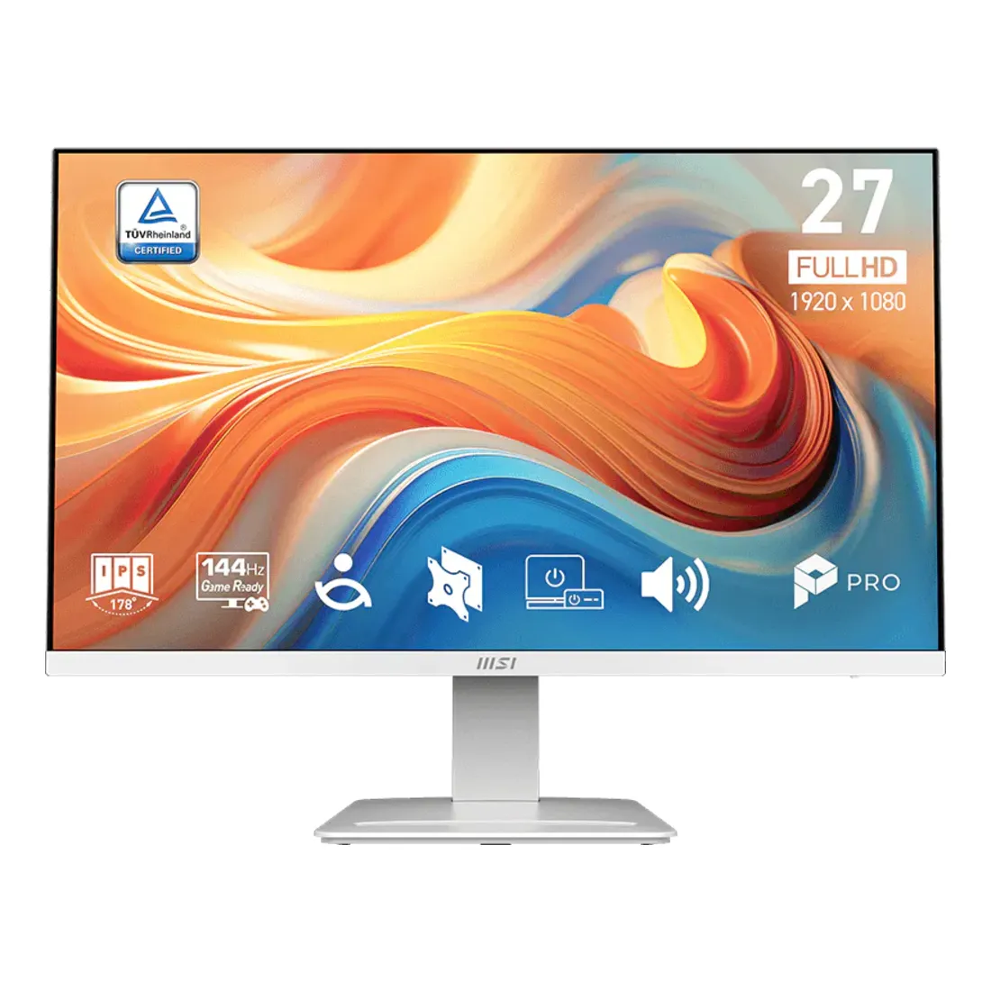 746d719d70bd4d3f1c35986745fa4638e234e12a.webp MSI Pro MP273W E14A Monitor PC 68,6 cm (27") 1920 x 1080 Pixel Full HD LCD Bianco - immagine 1