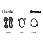 iiyama ProLite X3270QSU-B1 Monitor PC 80 cm (31.5") 2560 x 1440 Pixel Wide Quad HD LED Nero - immagine 14