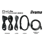 iiyama ProLite TF1734MC-B8X Monitor PC 43,2 cm (17") 1280 x 1024 Pixel SXGA LCD Touch screen Tavolo Nero - immagine 9