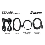 iiyama G-MASTER GB3290QSU-B1 Monitor PC 80 cm (31.5") 2560 x 1440 Pixel Quad HD LED Nero - immagine 22