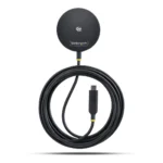 StarTech.com Caricatore Wireless Magnetico Qi2.2 Certificato 25W, Compatibile MagSafe per iPhone 17/16 Pro/Pro Max, Cavo USB-C integrato da 2 m, Nero