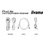 iiyama ProLite T2752MSC-W1AG Monitor PC 68,6 cm (27") 1920 x 1080 Pixel Full HD LCD Touch screen Bianco - immagine 19