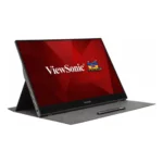 Viewsonic TD1655 Monitor PC 39,6 cm (15.6") 1920 x 1080 Pixel Full HD LED Touch screen Multi utente Nero, Argento