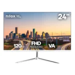 Nilox NXM24FHD1201W Monitor PC 60,5 cm (23.8") 1920 x 1080 Pixel Full HD LED Bianco