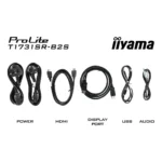 iiyama ProLite T1731SR-B2S Monitor PC 43,2 cm (17") 1280 x 1024 Pixel SXGA LCD Touch screen Tavolo Nero - immagine 16