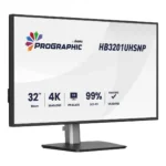 iiyama ProGraphic HB3201UHSNP-B1 Monitor PC 80 cm (31.5") 3840 x 2160 Pixel 4K Ultra HD Nero - immagine 3