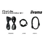 iiyama ProLite XB2492HSU-B1 Monitor PC 60,5 cm (23.8") 1920 x 1080 Pixel Full HD LED Nero - immagine 20