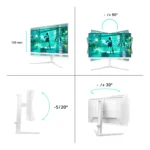 Philips Evnia 24M2N3201A/00 Monitor PC 60,5 cm (23.8") 1920 x 1080 Pixel Full HD LCD Bianco - immagine 4