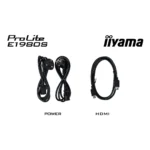 iiyama ProLite E1980S-B1 Monitor PC 48,3 cm (19") 1280 x 1024 Pixel VGA LED Nero - immagine 11