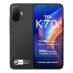 TCL K70 5G 17,3 cm (6.8") Doppia SIM Android 16.0 USB tipo-C 4 GB 128 GB 5200 mAh Nero